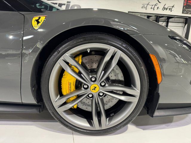 2023 Ferrari 296 GTB Grigio Scuro paint, front lifter, matte grey wheels, carplay, surround view, interior carbon & MORE! Fort Lauderdale FL