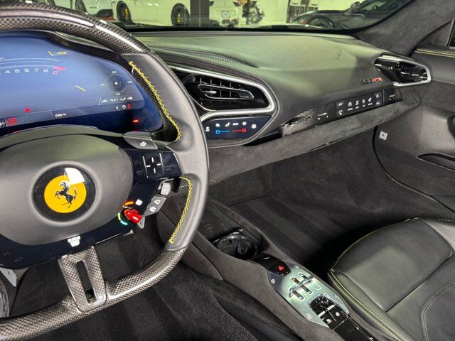2023 Ferrari 296 GTB Grigio Scuro paint, front lifter, matte grey wheels, carplay, surround view, interior carbon & MORE! Fort Lauderdale FL
