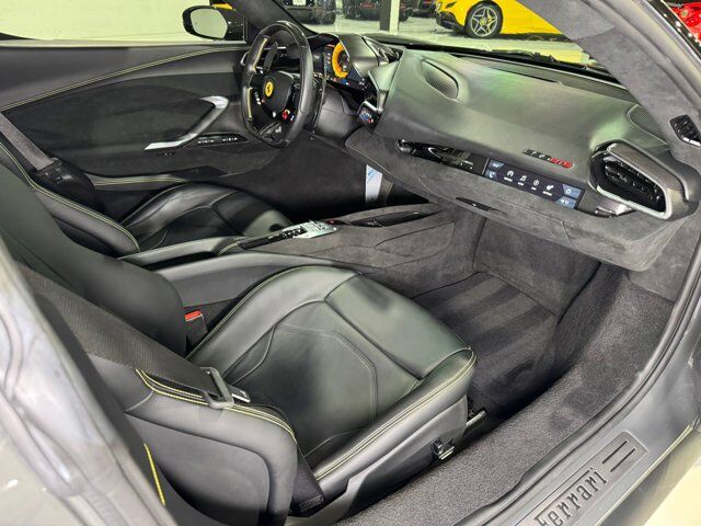 2023 Ferrari 296 GTB Grigio Scuro paint, front lifter, matte grey wheels, carplay, surround view, interior carbon & MORE! Fort Lauderdale FL