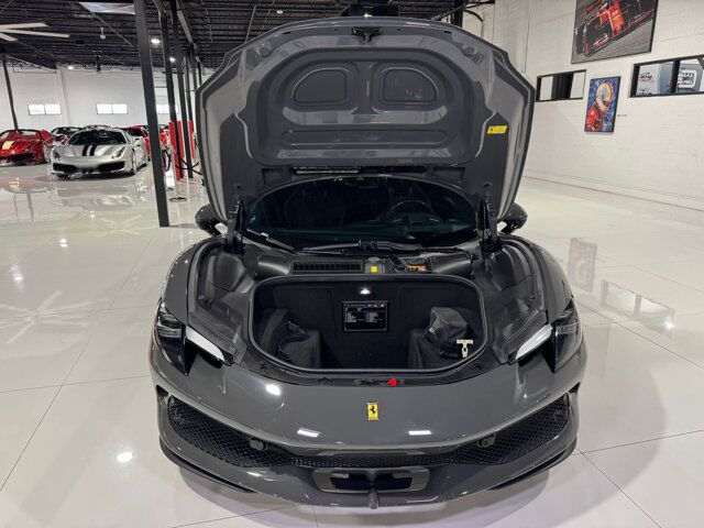 2023 Ferrari 296 GTB Grigio Scuro paint, front lifter, matte grey wheels, carplay, surround view, interior carbon & MORE! Fort Lauderdale FL
