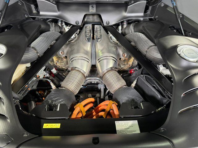 2023 Ferrari 296 GTB Grigio Scuro paint, front lifter, matte grey wheels, carplay, surround view, interior carbon & MORE! Fort Lauderdale FL