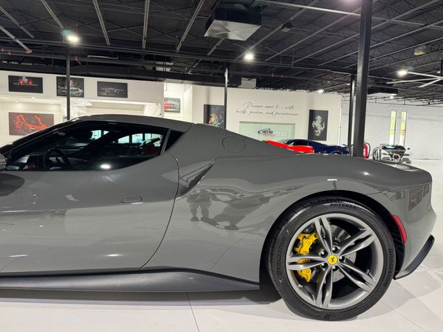 2023 Ferrari 296 GTB Grigio Scuro paint, front lifter, matte grey wheels, carplay, surround view, interior carbon & MORE! Fort Lauderdale FL