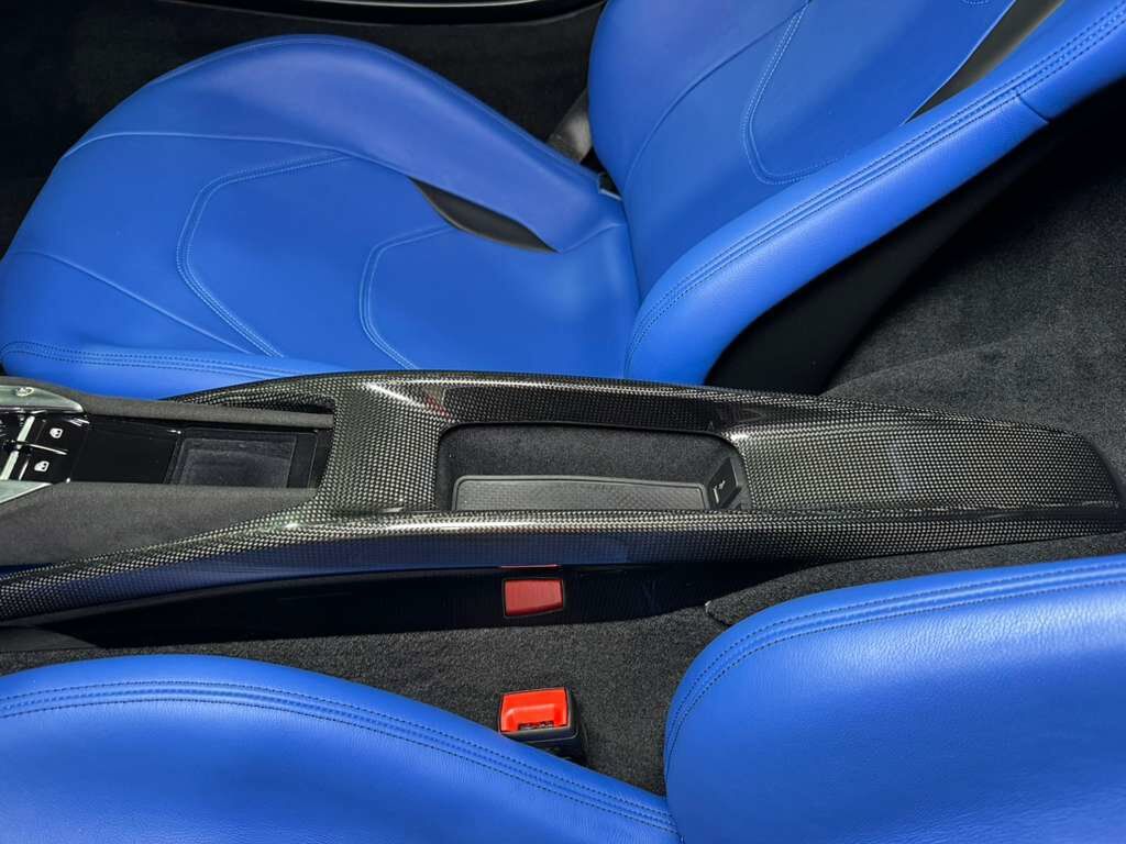 2023 Ferrari 296 GTB Nero B/B paint, Livrea Azzurro Dino, Extra-Range Azzurro interior, carbon galore AND MORE!!! Fort Lauderdale FL