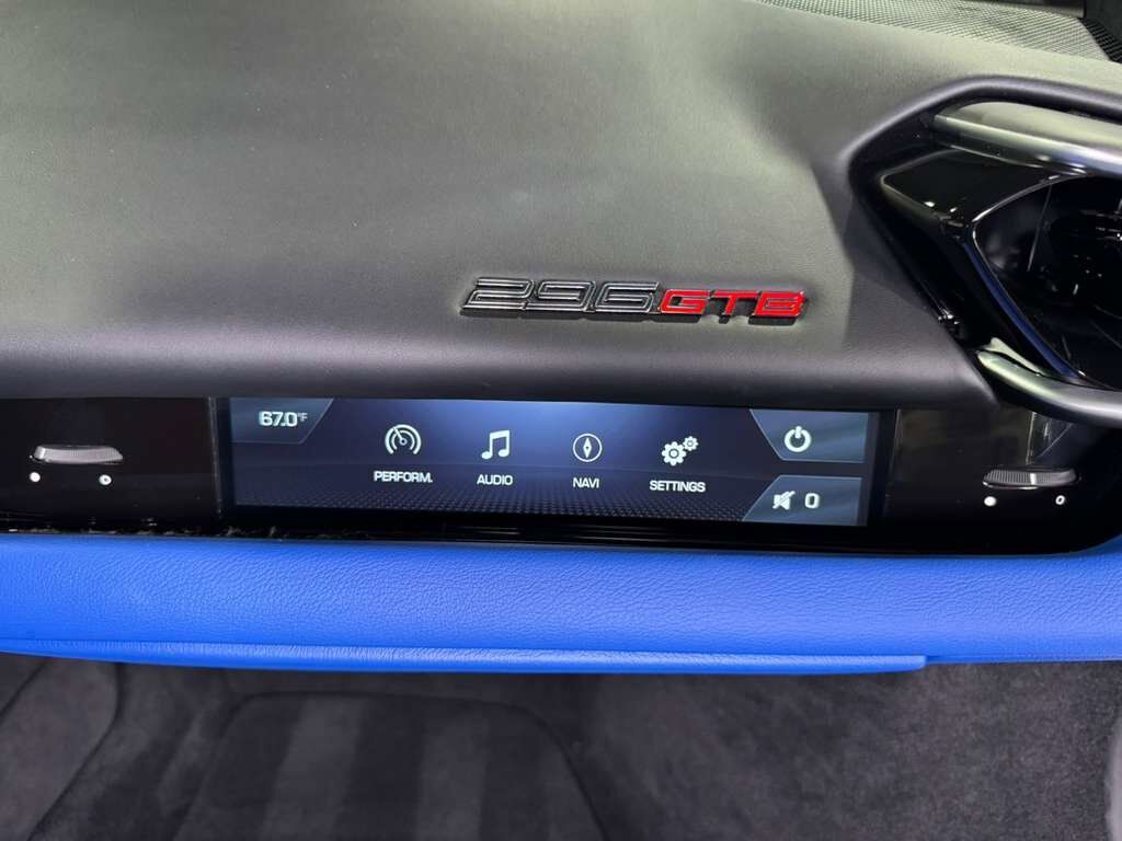 2023 Ferrari 296 GTB Nero B/B paint, Livrea Azzurro Dino, Extra-Range Azzurro interior, carbon galore AND MORE!!! Fort Lauderdale FL
