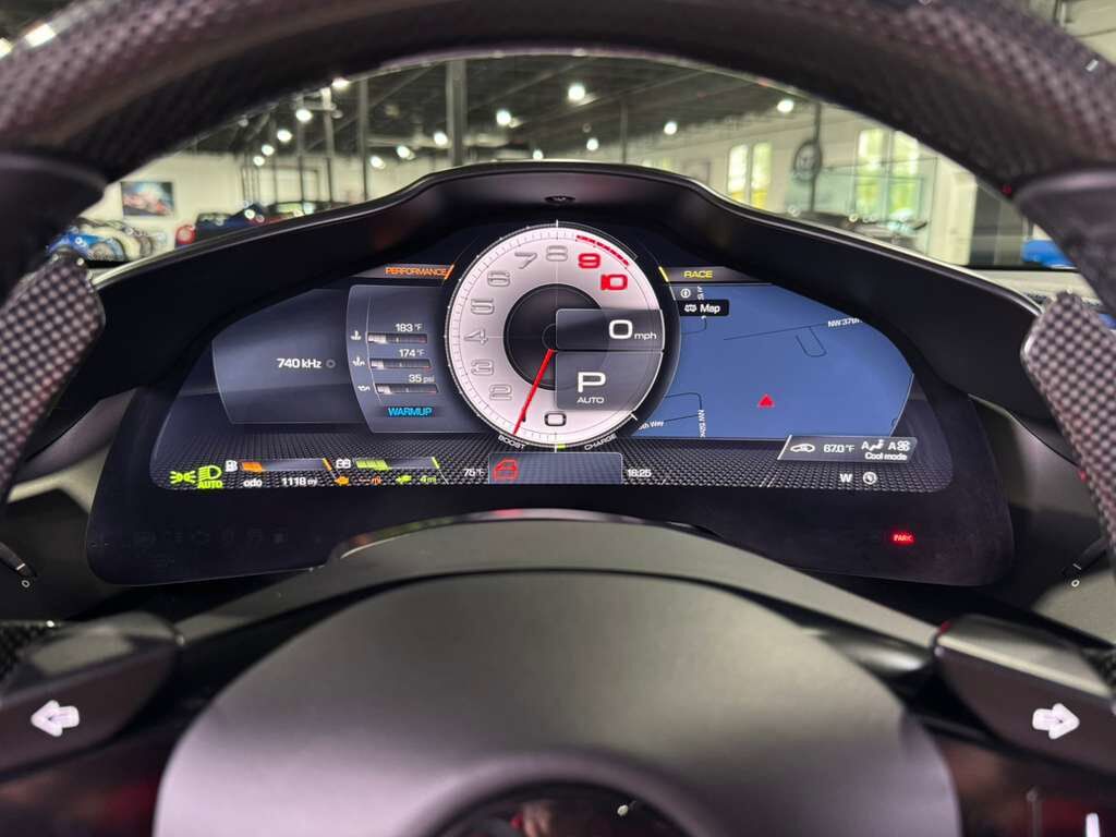2023 Ferrari 296 GTB Nero B/B paint, Livrea Azzurro Dino, Extra-Range Azzurro interior, carbon galore AND MORE!!! Fort Lauderdale FL