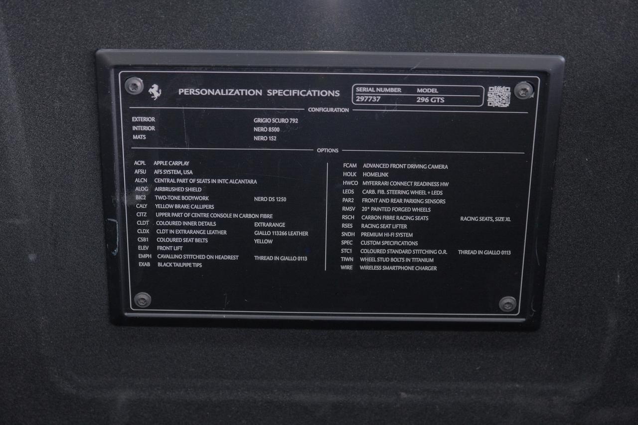 2023 Ferrari 296 GTS Miami FL