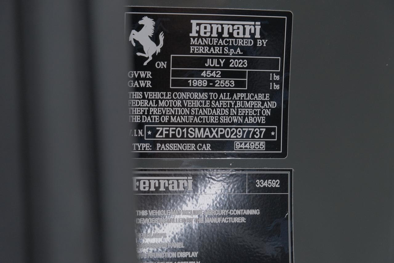 2023 Ferrari 296 GTS Miami FL