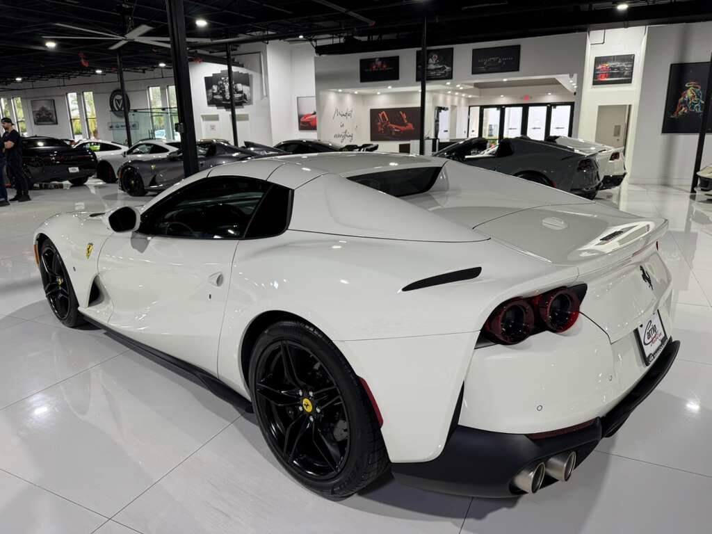 2023 Ferrari 812 GTS Bianco Avus paint, front lifter, passenger display, front driving camera, carbon driver zone & MORE! Fort Lauderdale FL
