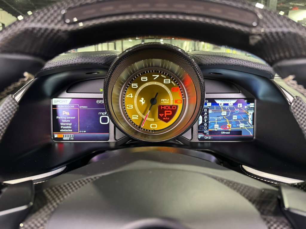 2023 Ferrari 812 GTS Bianco Avus paint, front lifter, passenger display, front driving camera, carbon driver zone & MORE! Fort Lauderdale FL