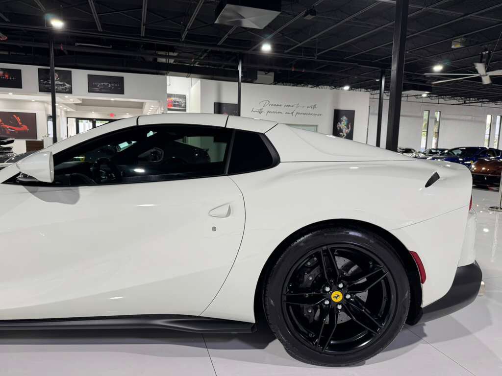 2023 Ferrari 812 GTS Bianco Avus paint, front lifter, passenger display, front driving camera, carbon driver zone & MORE! Fort Lauderdale FL