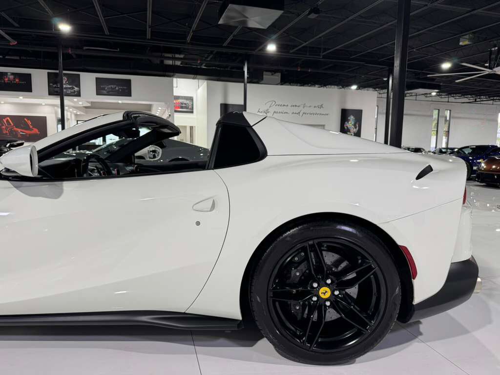 2023 Ferrari 812 GTS Bianco Avus paint, front lifter, passenger display, front driving camera, carbon driver zone & MORE! Fort Lauderdale FL
