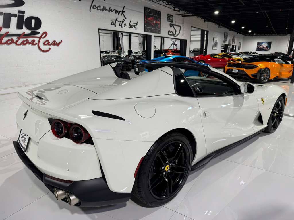 2023 Ferrari 812 GTS Bianco Avus paint, front lifter, passenger display, front driving camera, carbon driver zone & MORE! Fort Lauderdale FL
