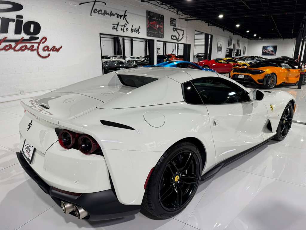 2023 Ferrari 812 GTS Bianco Avus paint, front lifter, passenger display, front driving camera, carbon driver zone & MORE! Fort Lauderdale FL