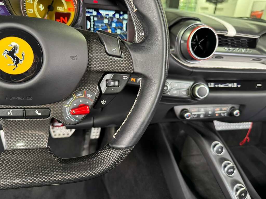 2023 Ferrari 812 GTS Bianco Avus paint, front lifter, passenger display, front driving camera, carbon driver zone & MORE! Fort Lauderdale FL