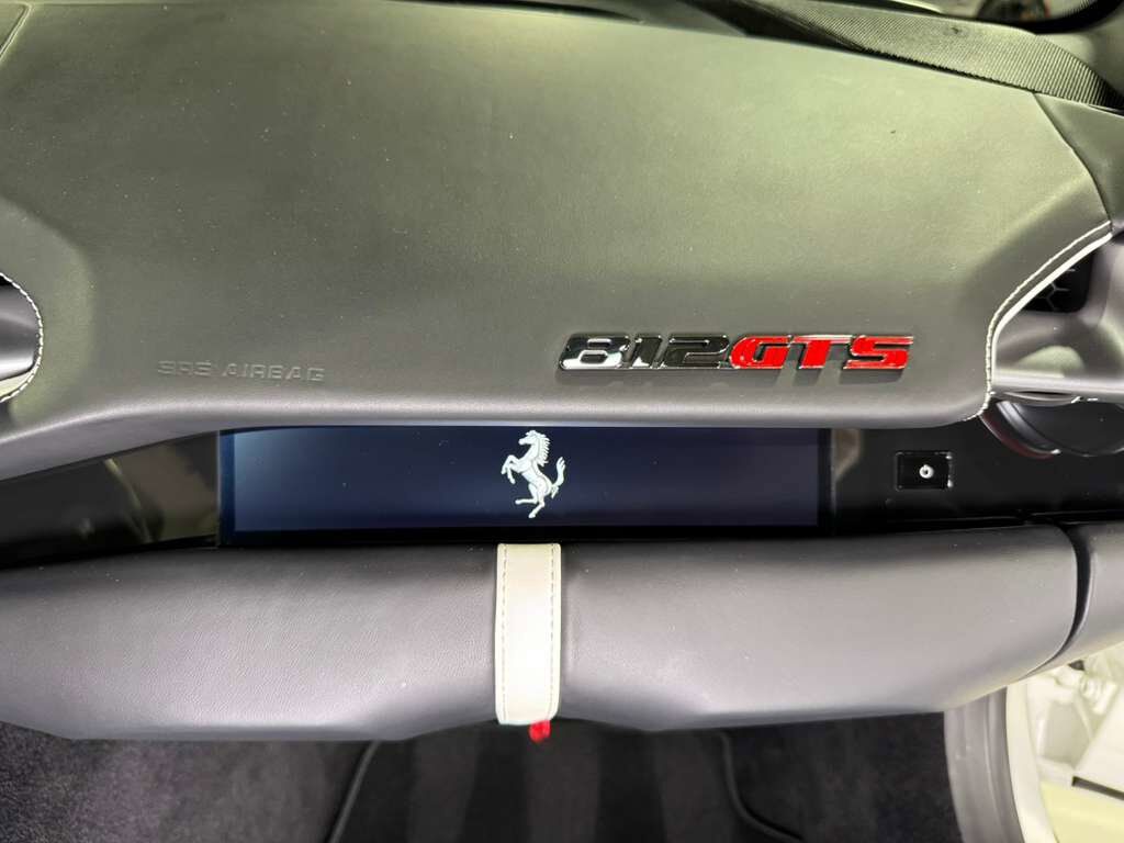 2023 Ferrari 812 GTS Bianco Avus paint, front lifter, passenger display, front driving camera, carbon driver zone & MORE! Fort Lauderdale FL