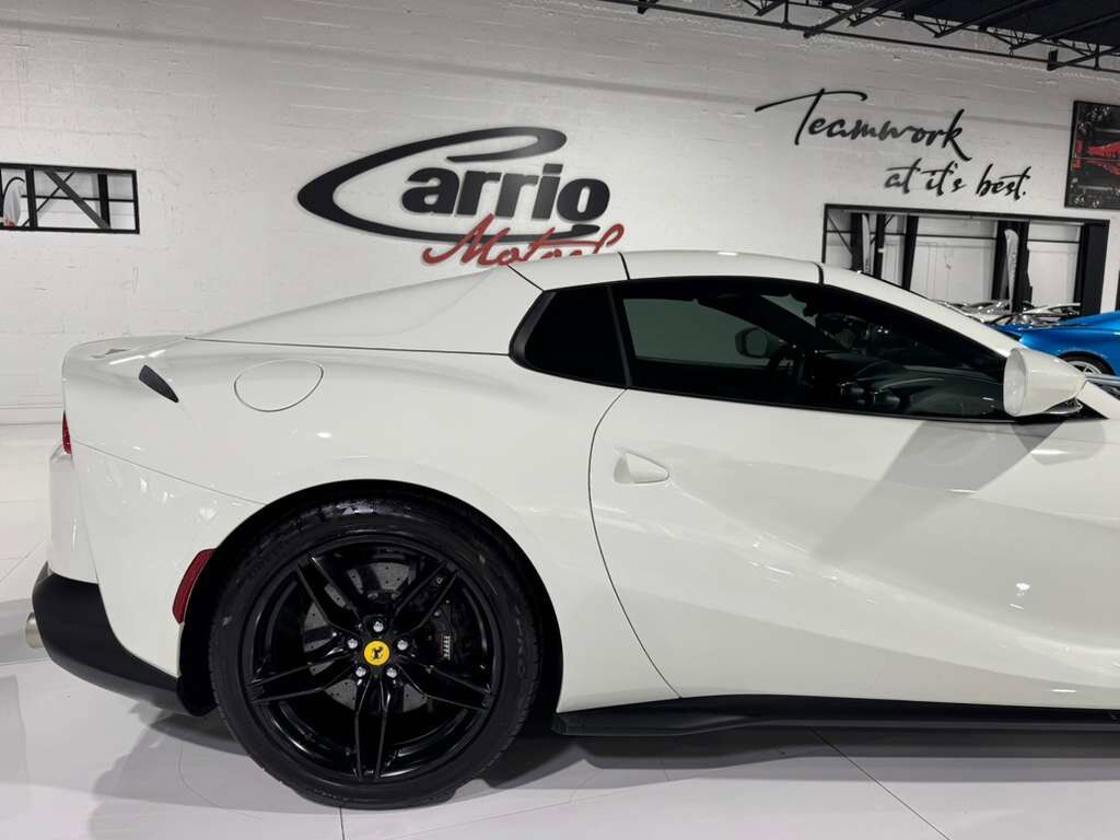 2023 Ferrari 812 GTS Bianco Avus paint, front lifter, passenger display, front driving camera, carbon driver zone & MORE! Fort Lauderdale FL