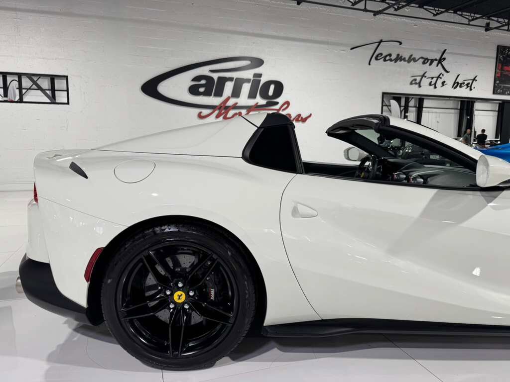 2023 Ferrari 812 GTS Bianco Avus paint, front lifter, passenger display, front driving camera, carbon driver zone & MORE! Fort Lauderdale FL
