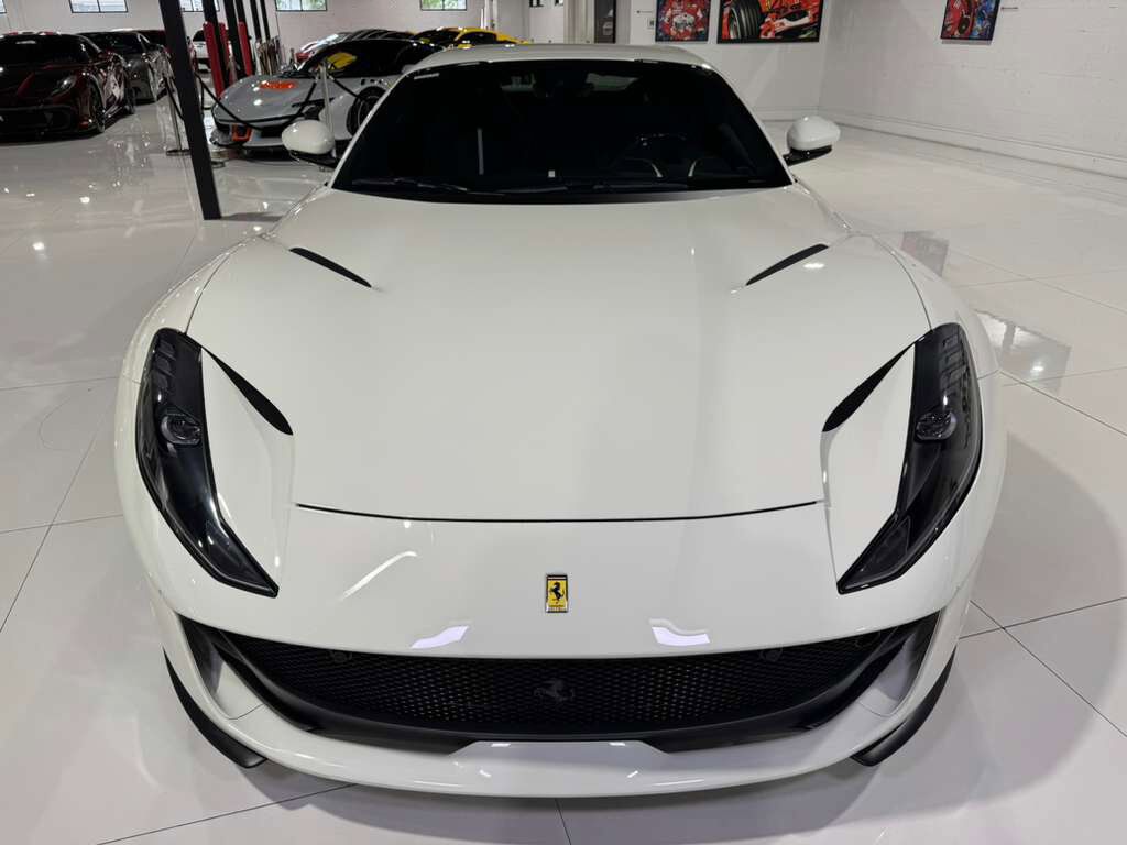 2023 Ferrari 812 GTS Bianco Avus paint, front lifter, passenger display, front driving camera, carbon driver zone & MORE! Fort Lauderdale FL