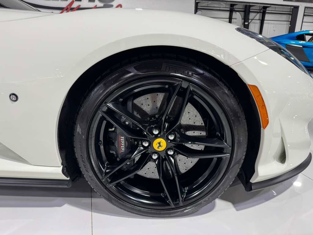 2023 Ferrari 812 GTS Bianco Avus paint, front lifter, passenger display, front driving camera, carbon driver zone & MORE! Fort Lauderdale FL