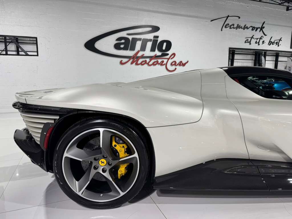 2023 Ferrari Daytona SP3 Bianco Italia paint, Livrea Bianco Cervino, Rosso Ferrari interior, airbrushed shield AND MUCH MORE! Fort Lauderdale FL