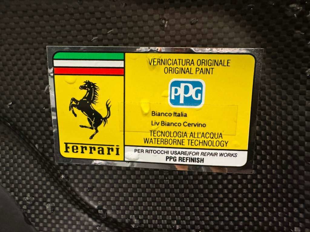 2023 Ferrari Daytona SP3 Bianco Italia paint, Livrea Bianco Cervino, Rosso Ferrari interior, airbrushed shield AND MUCH MORE! Fort Lauderdale FL