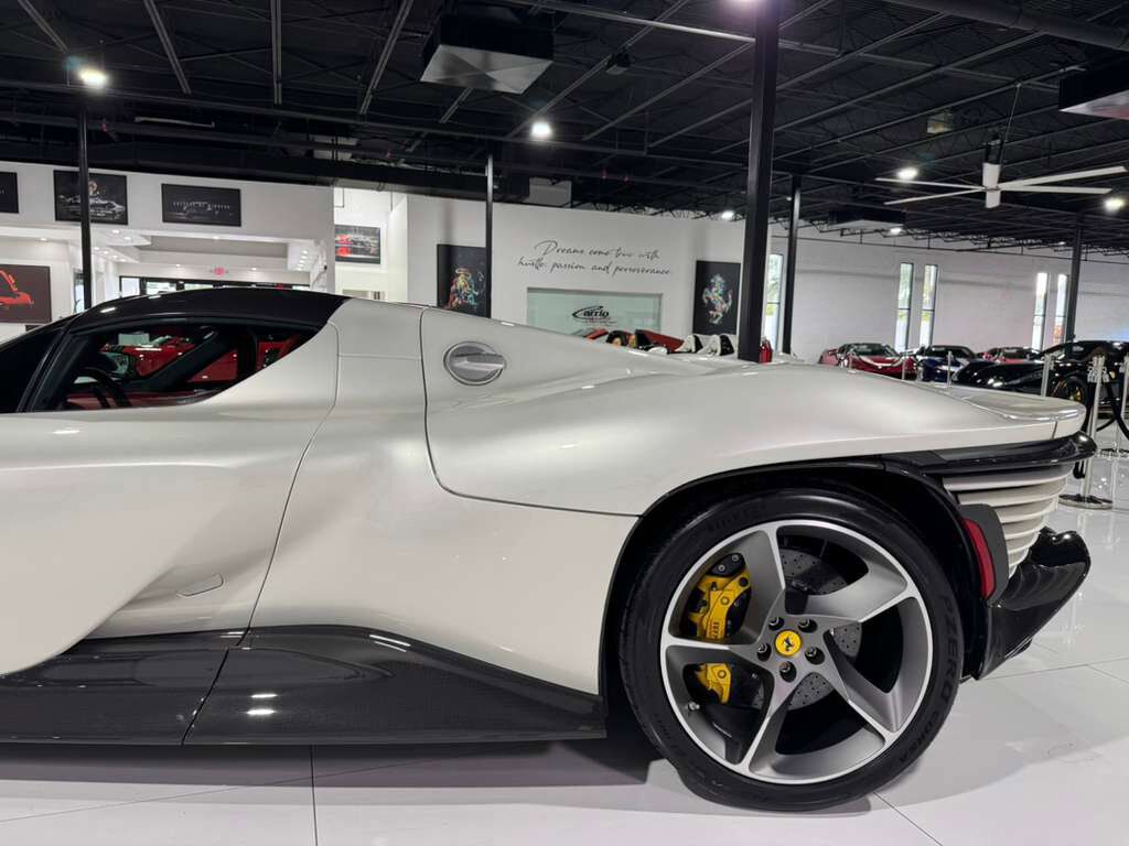 2023 Ferrari Daytona SP3 Bianco Italia paint, Livrea Bianco Cervino, Rosso Ferrari interior, airbrushed shield AND MUCH MORE! Fort Lauderdale FL