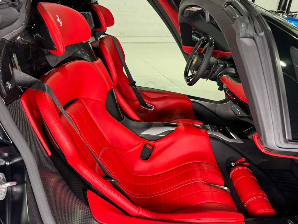 2023 Ferrari Daytona SP3 Bianco Italia paint, Livrea Bianco Cervino, Rosso Ferrari interior, airbrushed shield AND MUCH MORE! Fort Lauderdale FL