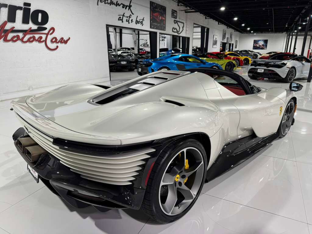 2023 Ferrari Daytona SP3 Bianco Italia paint, Livrea Bianco Cervino, Rosso Ferrari interior, airbrushed shield AND MUCH MORE! Fort Lauderdale FL