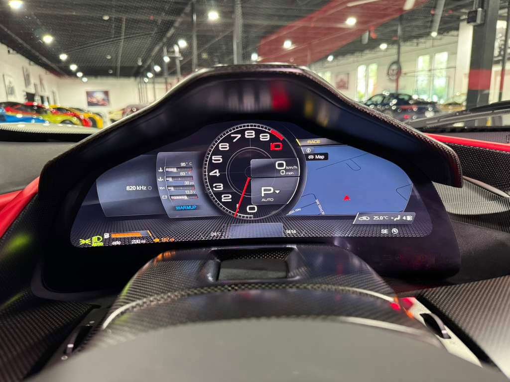 2023 Ferrari Daytona SP3 Bianco Italia paint, Livrea Bianco Cervino, Rosso Ferrari interior, airbrushed shield AND MUCH MORE! Fort Lauderdale FL