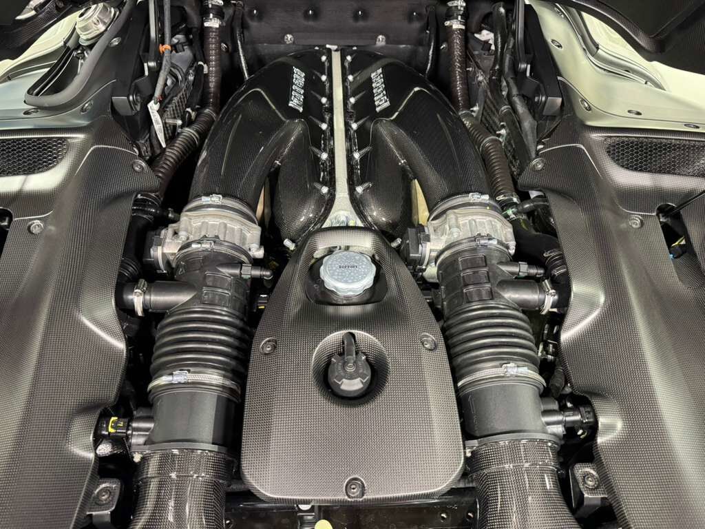 2023 Ferrari Daytona SP3 Bianco Italia paint, Livrea Bianco Cervino, Rosso Ferrari interior, airbrushed shield AND MUCH MORE! Fort Lauderdale FL