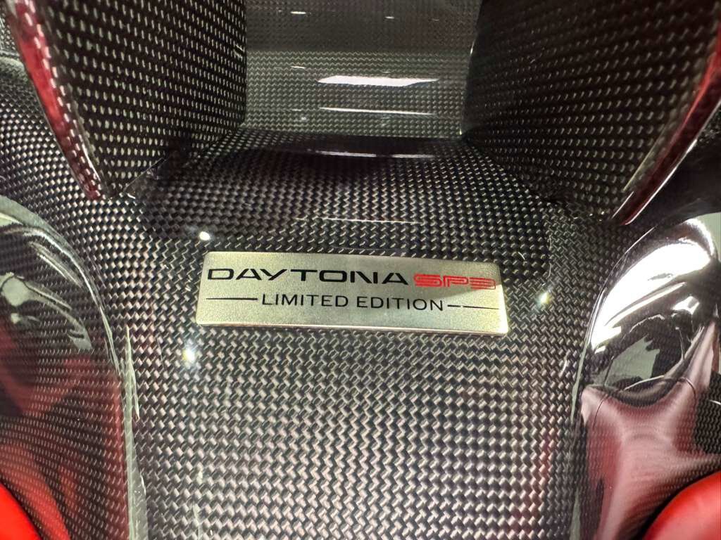 2023 Ferrari Daytona SP3 Bianco Italia paint, Livrea Bianco Cervino, Rosso Ferrari interior, airbrushed shield AND MUCH MORE! Fort Lauderdale FL