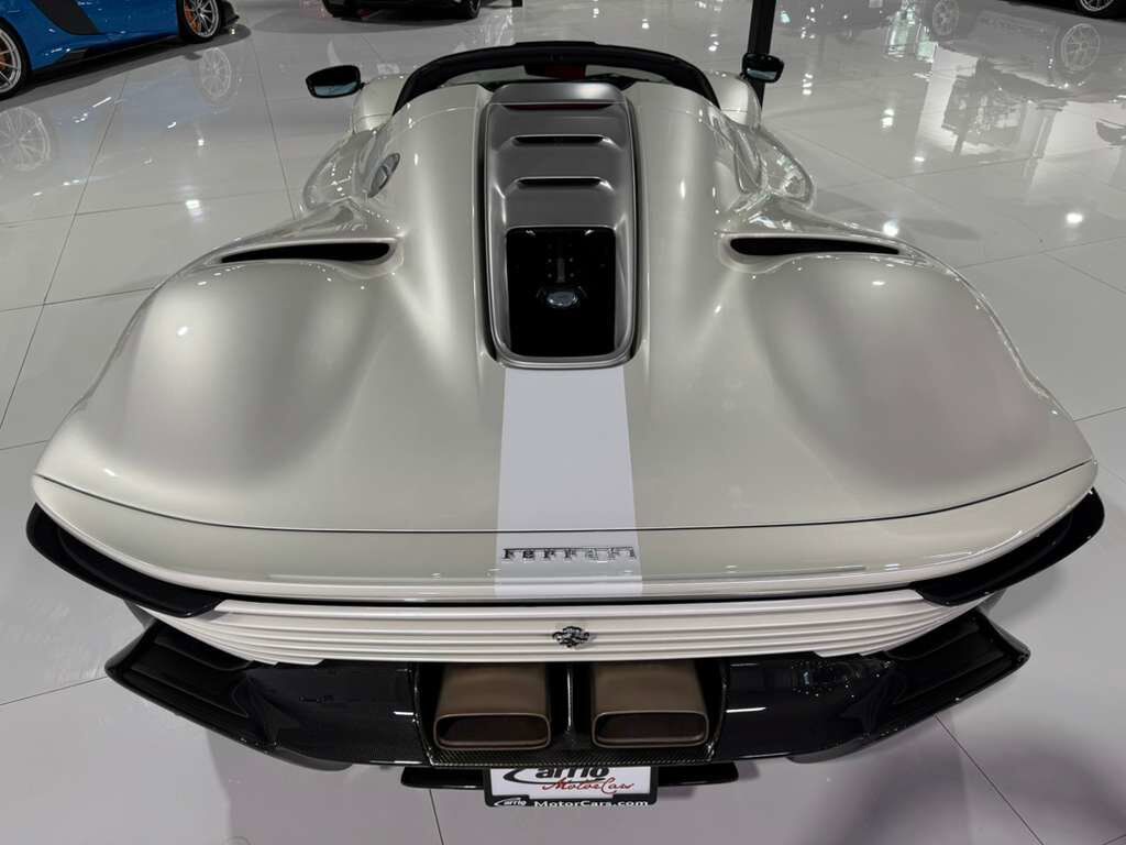 2023 Ferrari Daytona SP3 Bianco Italia paint, Livrea Bianco Cervino, Rosso Ferrari interior, airbrushed shield AND MUCH MORE! Fort Lauderdale FL