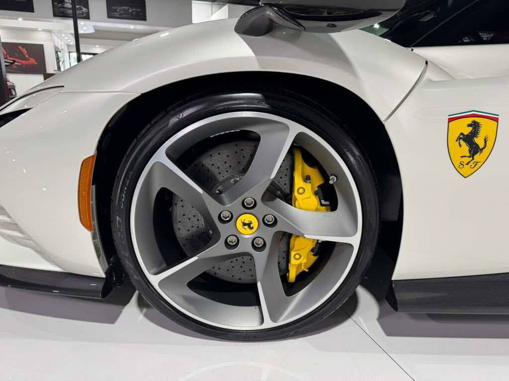 2023 Ferrari Daytona SP3 Bianco Italia paint, Livrea Bianco Cervino, Rosso Ferrari interior, airbrushed shield AND MUCH MORE! Fort Lauderdale FL
