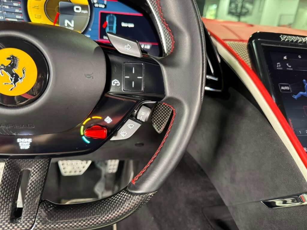 2023 Ferrari Roma Bianco Avus paint, two-tone leather interior, full electric seats, front driving camera & MUCH MORE! Fort Lauderdale FL