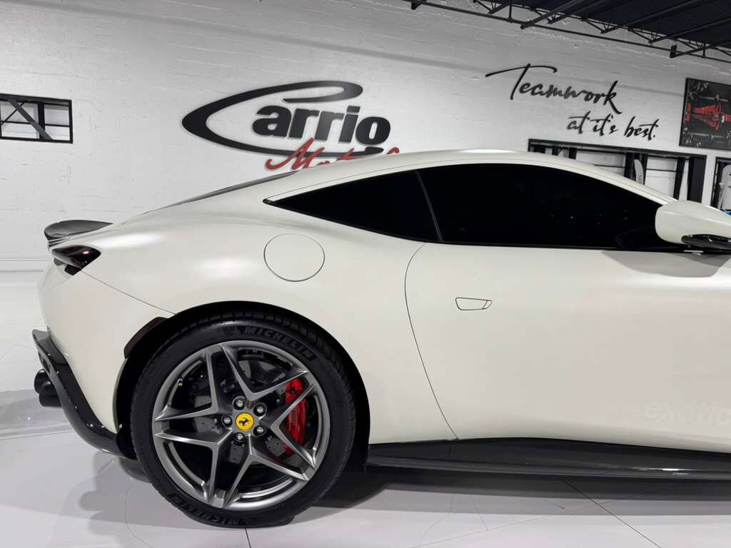 2023 Ferrari Roma Bianco Avus paint, two-tone leather interior, full electric seats, front driving camera & MUCH MORE! Fort Lauderdale FL