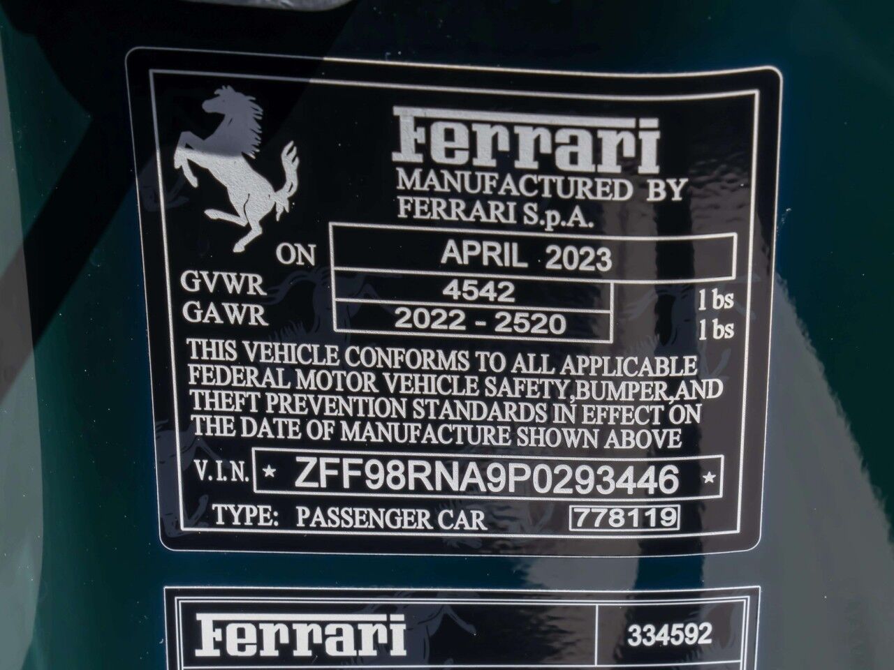 2023 Ferrari Roma Roma - Verde British San Antonio TX