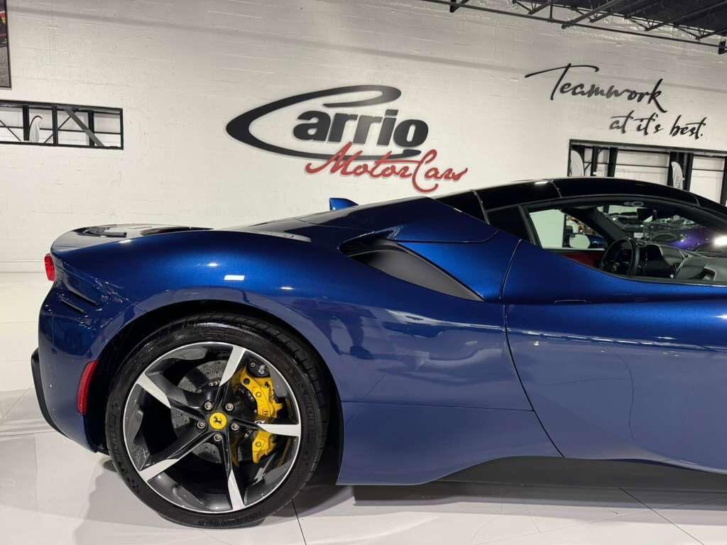 2023 Ferrari SF90 Spider Blu Tour De France paint, carbon racing seats, suspension lifter, JBL audio AND MUCH MORE!! Fort Lauderdale FL