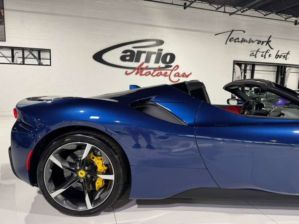 2023 Ferrari SF90 Spider Blu Tour De France paint, carbon racing seats, suspension lifter, JBL audio AND MUCH MORE!! Fort Lauderdale FL