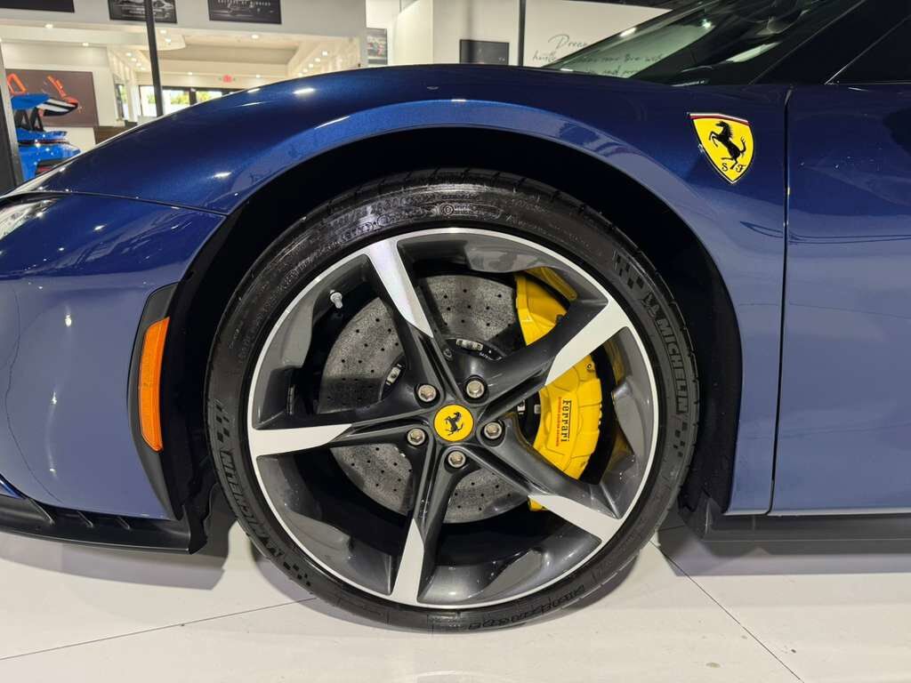 2023 Ferrari SF90 Spider Blu Tour De France paint, carbon racing seats, suspension lifter, JBL audio AND MUCH MORE!! Fort Lauderdale FL