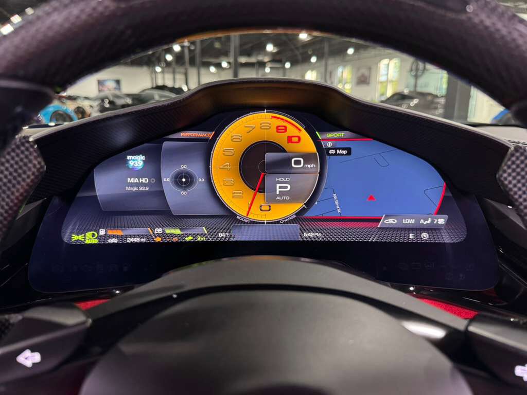 2023 Ferrari SF90 Spider Blu Tour De France paint, carbon racing seats, suspension lifter, JBL audio AND MUCH MORE!! Fort Lauderdale FL