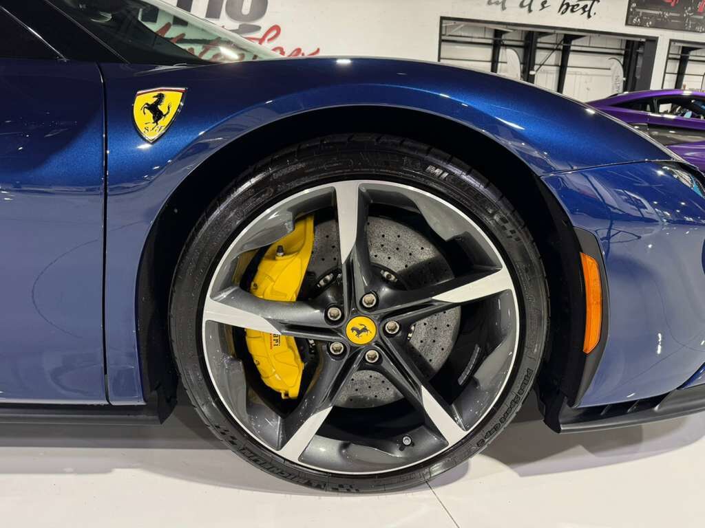 2023 Ferrari SF90 Spider Blu Tour De France paint, carbon racing seats, suspension lifter, JBL audio AND MUCH MORE!! Fort Lauderdale FL