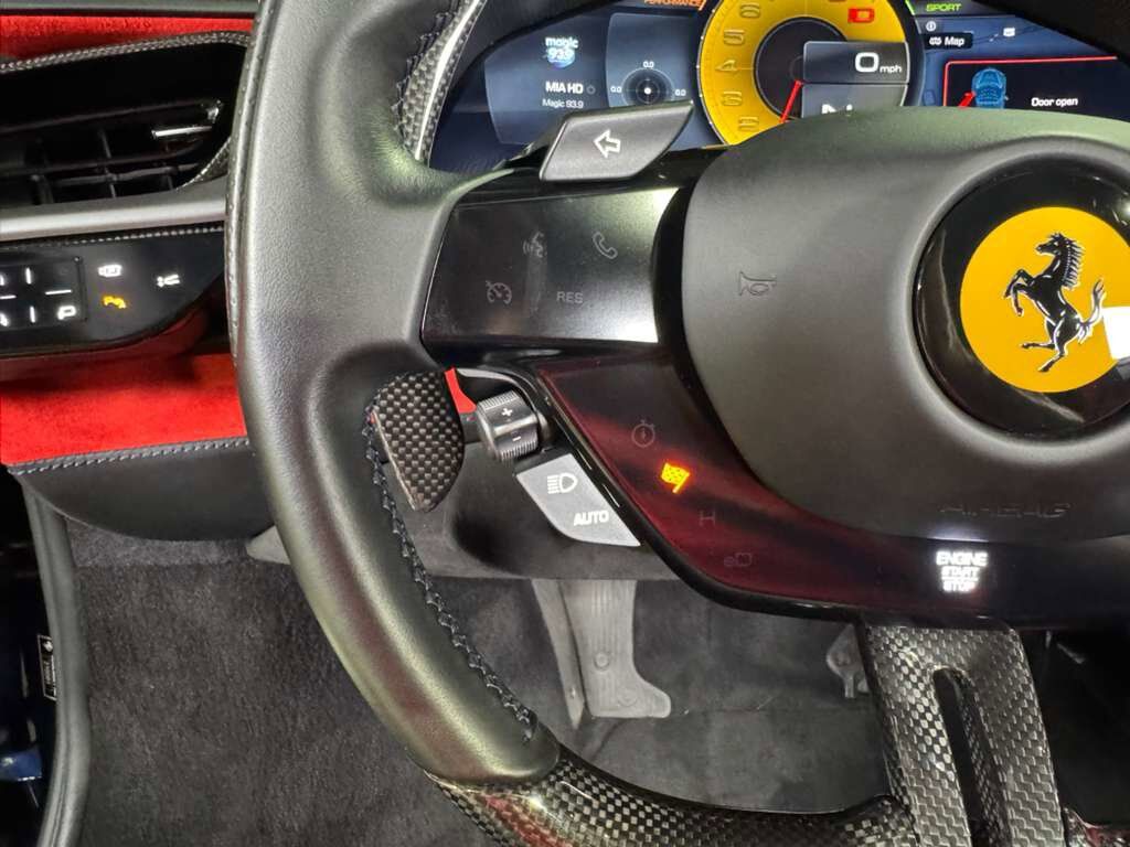 2023 Ferrari SF90 Spider Blu Tour De France paint, carbon racing seats, suspension lifter, JBL audio AND MUCH MORE!! Fort Lauderdale FL