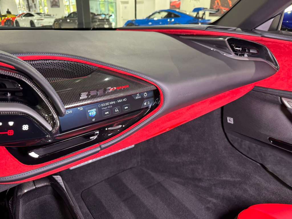 2023 Ferrari SF90 Spider Blu Tour De France paint, carbon racing seats, suspension lifter, JBL audio AND MUCH MORE!! Fort Lauderdale FL