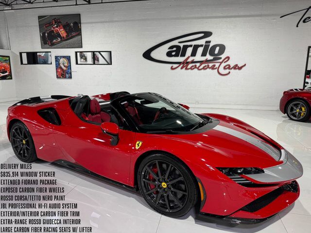 2023 Ferrari SF90 Spider MASSIVE $835,914 window sticker, two-tone paint, Extra-Range interior, carbon wheels/seats & MORE!! Fort Lauderdale FL