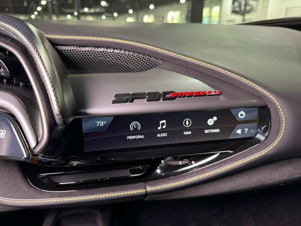 2023 Ferrari SF90 Stradale Bianco Avus paint, two-tone bodywork, JBL Professional Audio, XL carbon racing seats AND MUCH MORE!! Fort Lauderdale FL