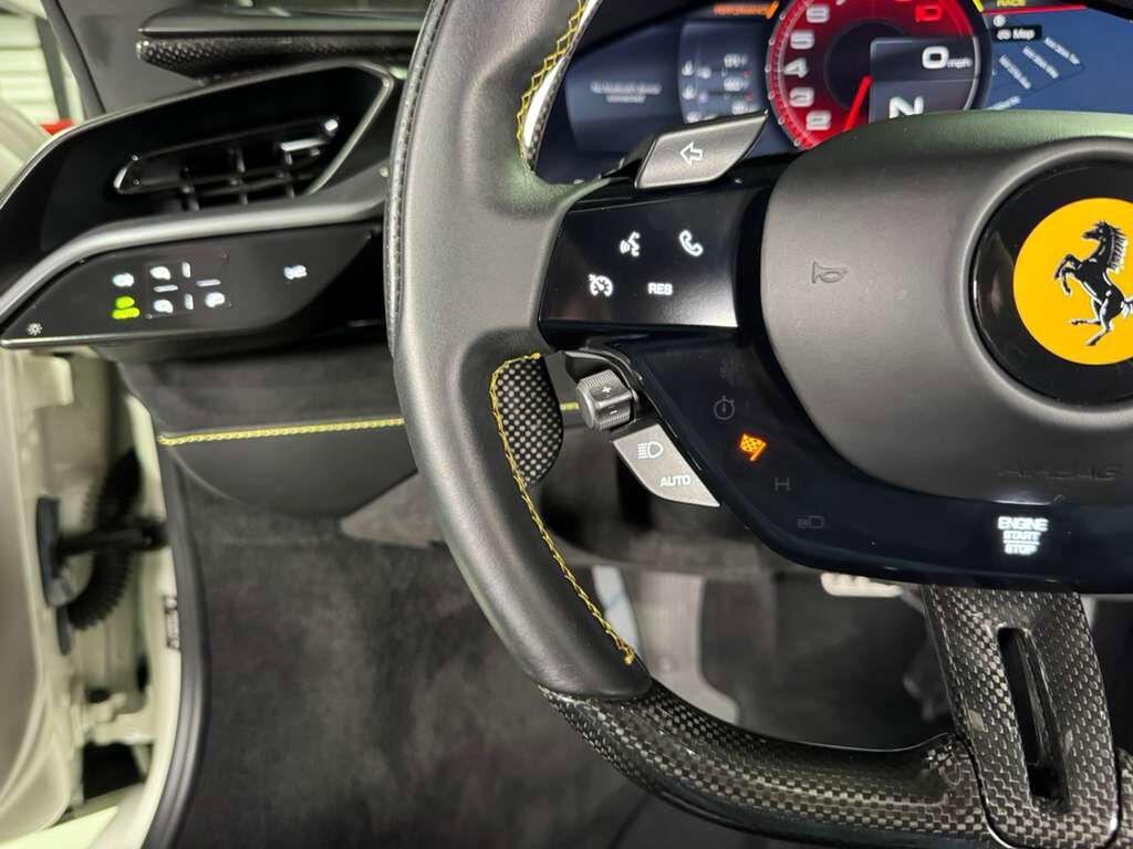 2023 Ferrari SF90 Stradale Bianco Avus paint, two-tone bodywork, JBL Professional Audio, XL carbon racing seats AND MUCH MORE!! Fort Lauderdale FL