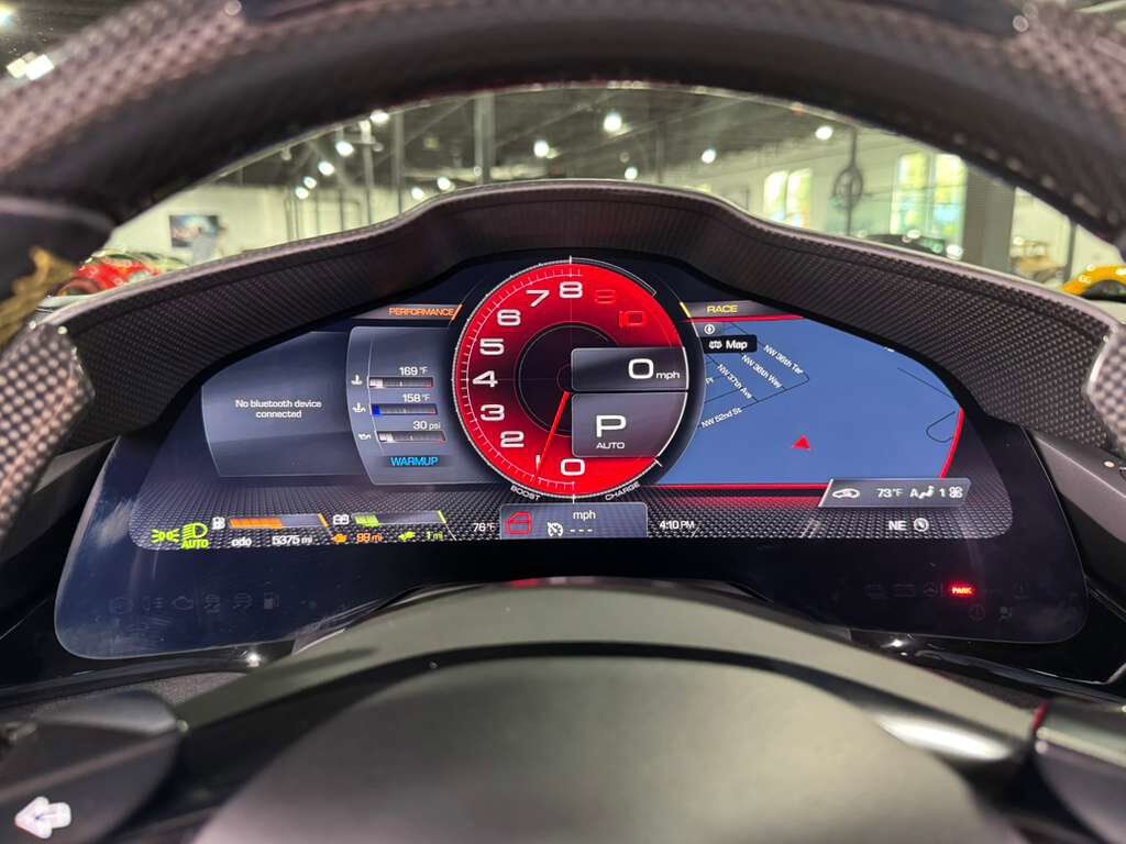 2023 Ferrari SF90 Stradale Bianco Avus paint, two-tone bodywork, JBL Professional Audio, XL carbon racing seats AND MUCH MORE!! Fort Lauderdale FL