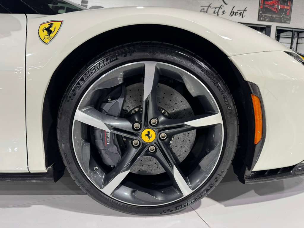 2023 Ferrari SF90 Stradale Bianco Avus paint, two-tone bodywork, JBL Professional Audio, XL carbon racing seats AND MUCH MORE!! Fort Lauderdale FL