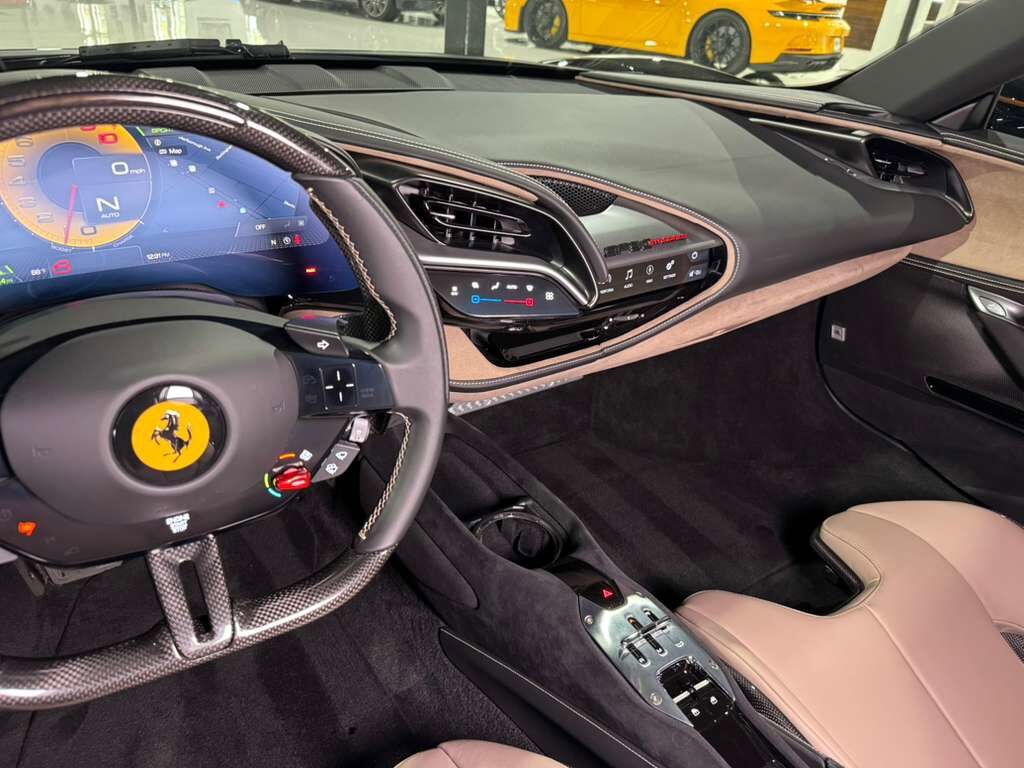 2023 Ferrari SF90 Stradale Nero Daytona paint,gold calipers,front driving camera/lifter,JBL audio,carbon racing seats AND MORE! Fort Lauderdale FL