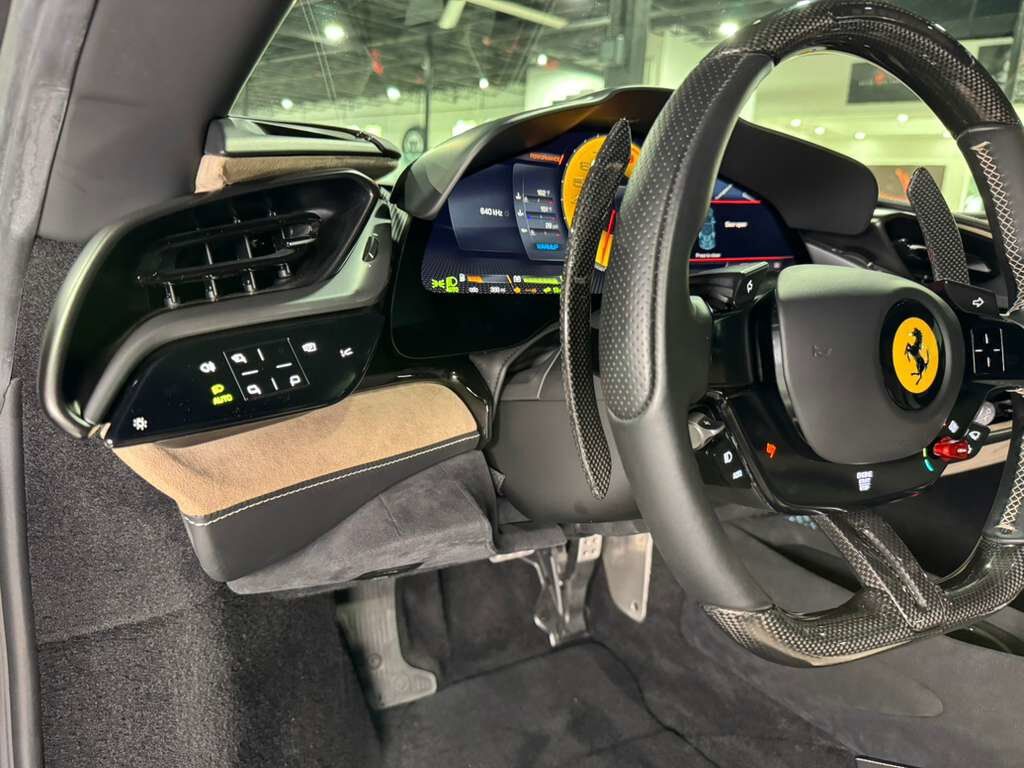 2023 Ferrari SF90 Stradale Nero Daytona paint,gold calipers,front driving camera/lifter,JBL audio,carbon racing seats AND MORE! Fort Lauderdale FL